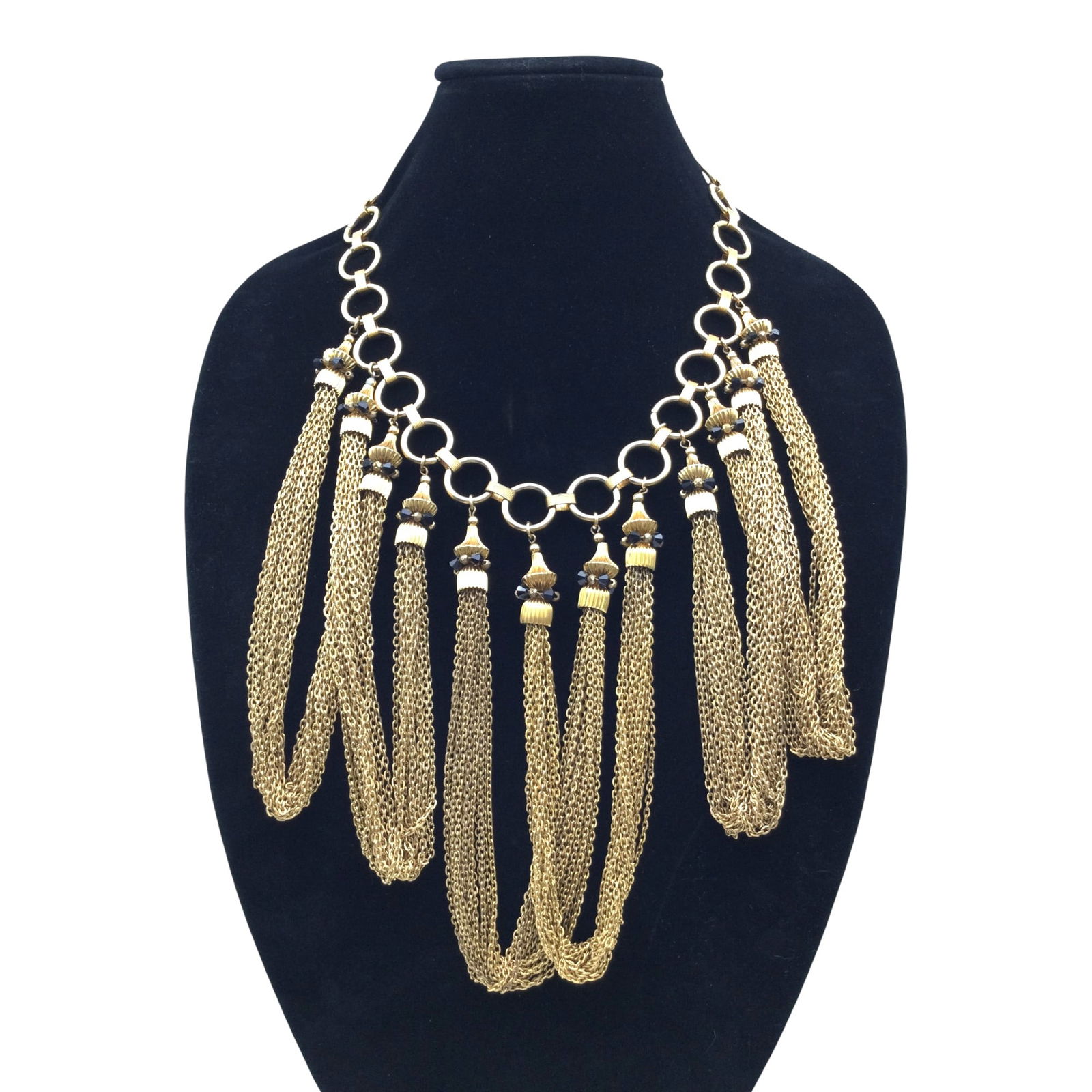 Vintage Runway Tassel Necklace (1 of 3)