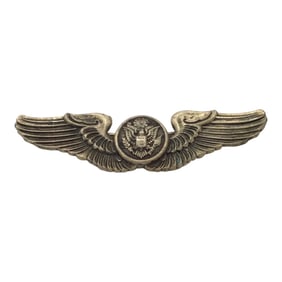 Sterling Silver WWII USAF Crew 3 Badge