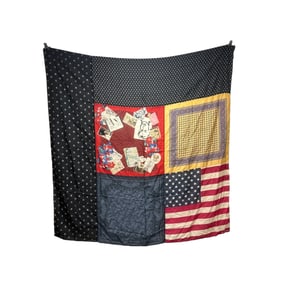 Vintage Silk Handkerchief Scarf by Ralph Lauren