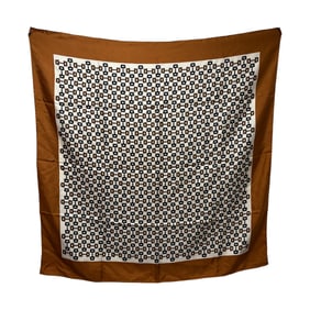 Gucci Horsebit Print Silk Scarf