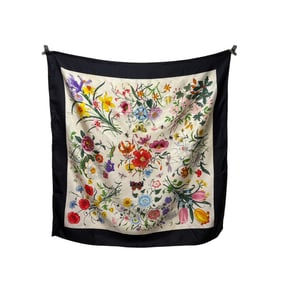Gucci V.ACCORNERO Silk Scarf