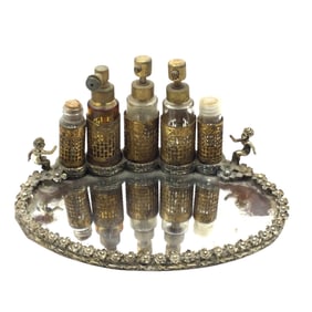 Antique Perfume Caddy