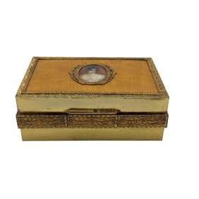 Italian Enamel and Gold Trinket Box