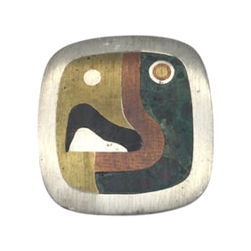 Los Castillos Mexican Sterling Silver Brooch/Pendant