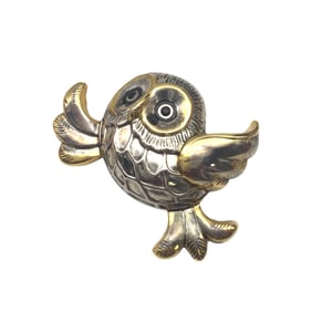 Bost Signed Owl Brooch/Pendant