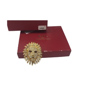 KJL Lion Head Brooch/Pendant