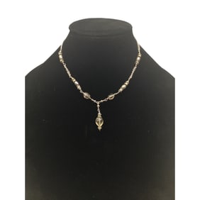 Lenni Navarro Stamped 925 Sterling Necklace