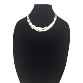 Stamped Mexican 925 Sterling Silver Necklace