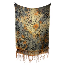 Colombo, Italian, Hand Painted Linen Scarf