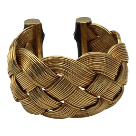 Gucci Braided Cuff Bracelet