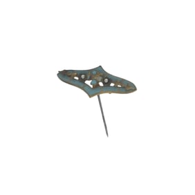 Antique Enameled Stick Hat Pin