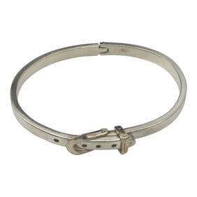 925 Sterling Silver Belt  Buckle Bracelet