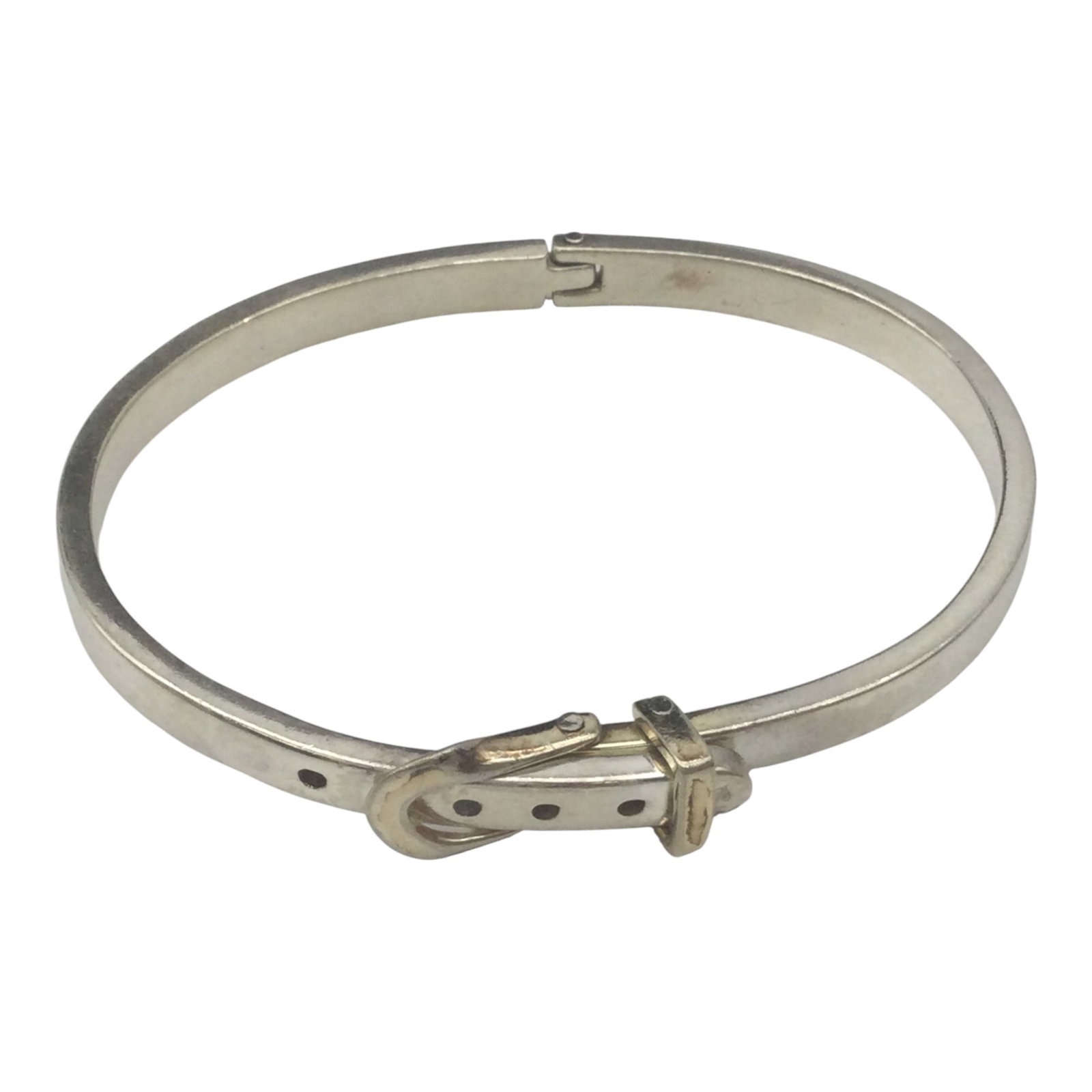 925 Sterling Silver Belt Buckle Bracelet: 925 Sterling Silver Belt Buckle Bracelet. Approx. 2 inches tall x 2.5 wide.