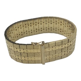 Vintage Gold Plated Link Bracelet