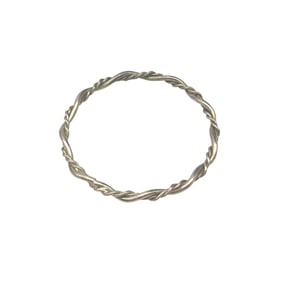 925 Twisted Bangle Bracelet