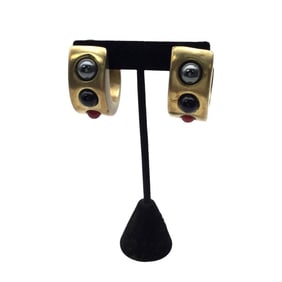 Vintage Large Simone Sebbag 925 Earrings