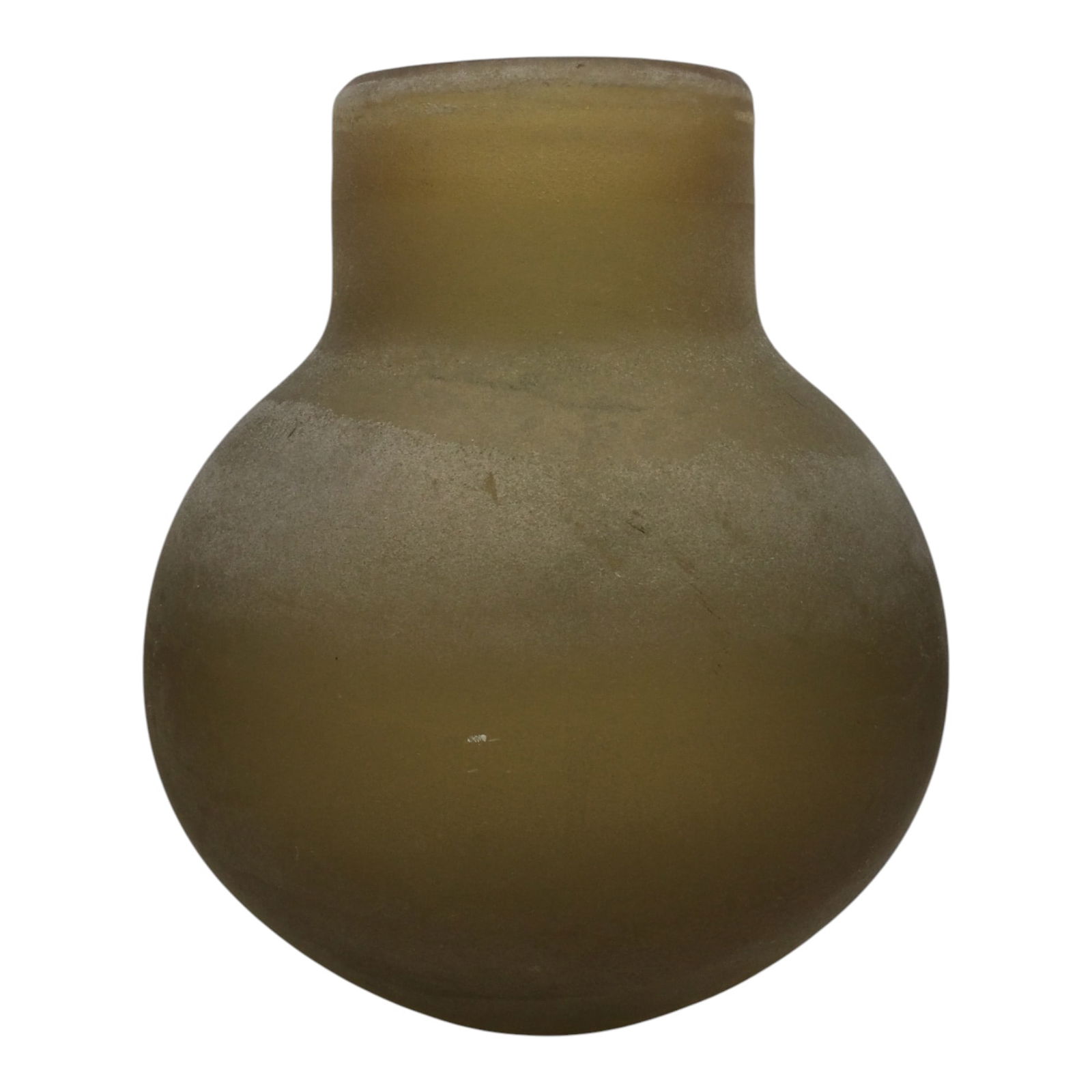 Murano Seguso Bisazza Vetro Scavo Pitcher: Vintage Murano Seguso Bisazza Vetro Scavo Pitcher rough textured goldish tone glass. Approx. 12.5 inches tall x 10 across