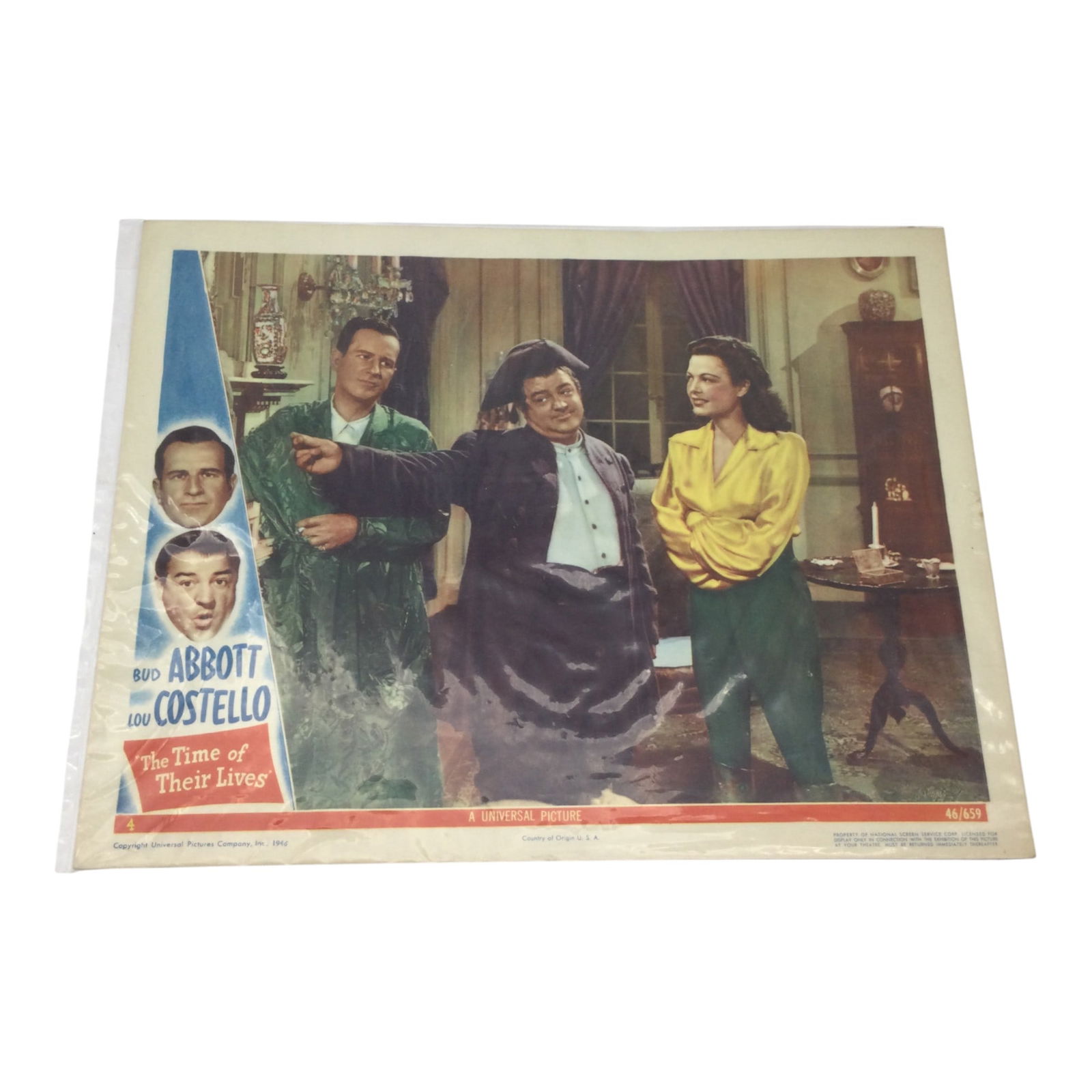 1946 Bud Abbott and Lou Costello Movie Poster (1 of 5)