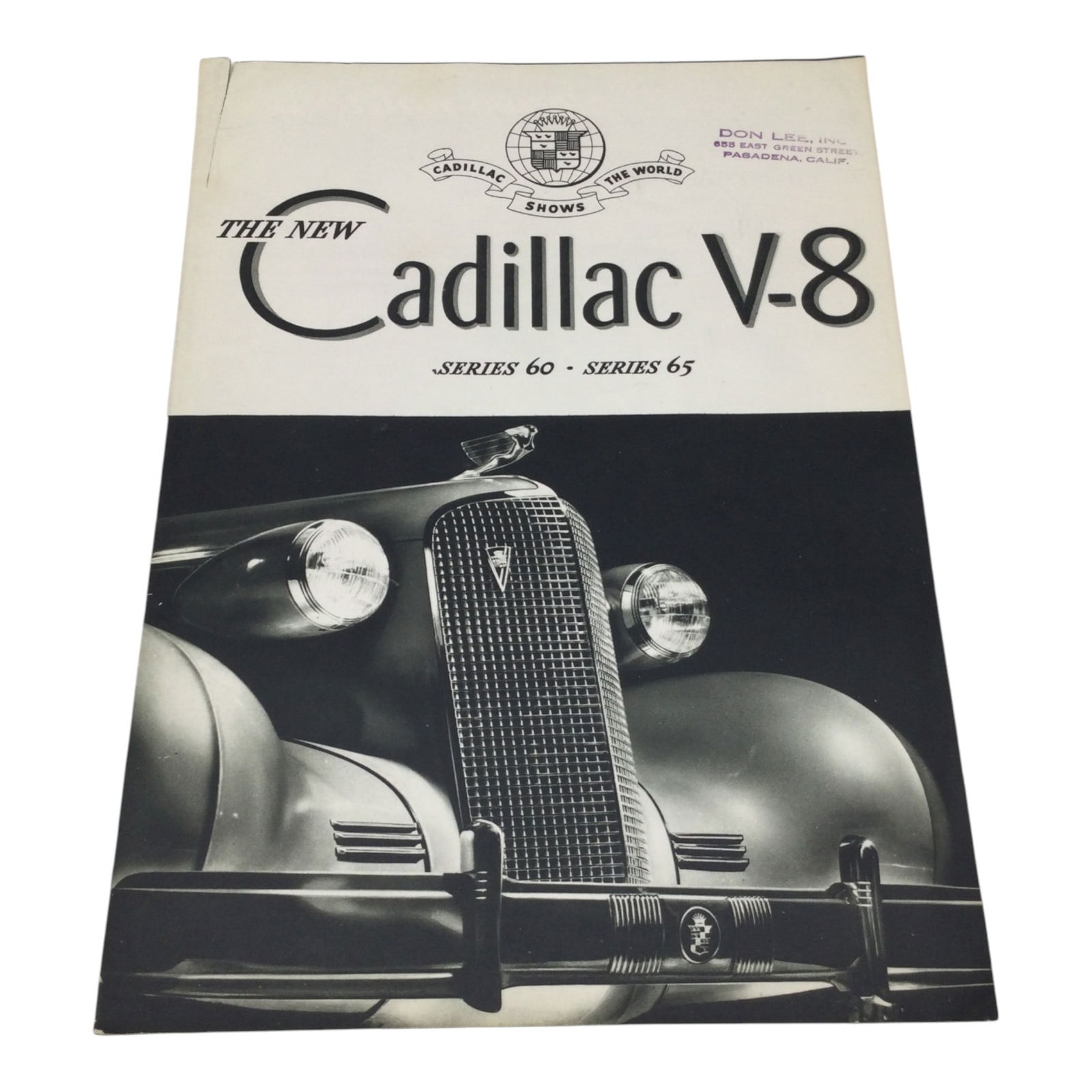 1937 Promo Brochure Cadillac V-8 (1 of 5)