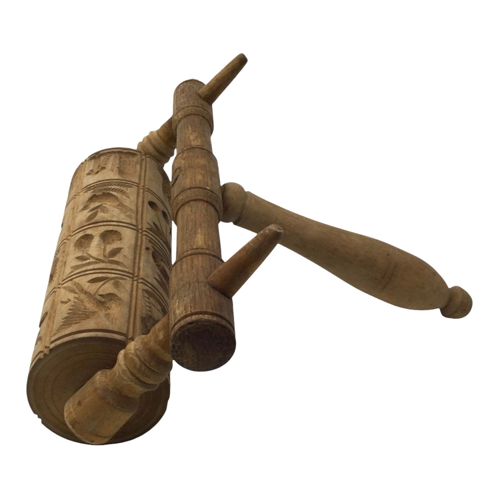 Vintage Springerle Rolling Pin (1 of 5)