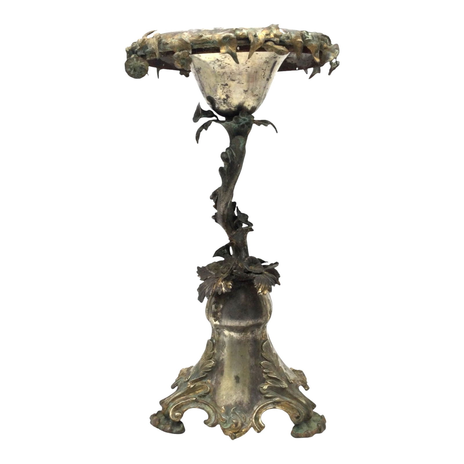 Silver Plated Ornate Tazza (1 of 6)