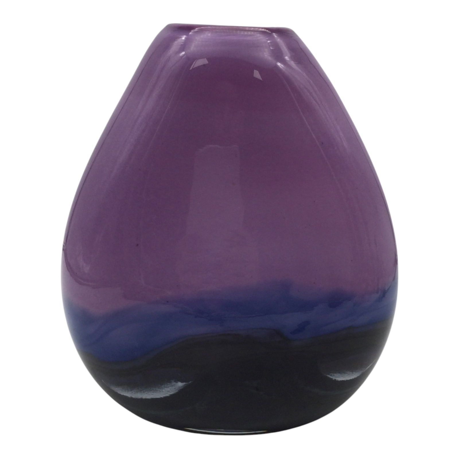 Mihai Topescu (Romanian) Signed Glass Vase (1 of 6)