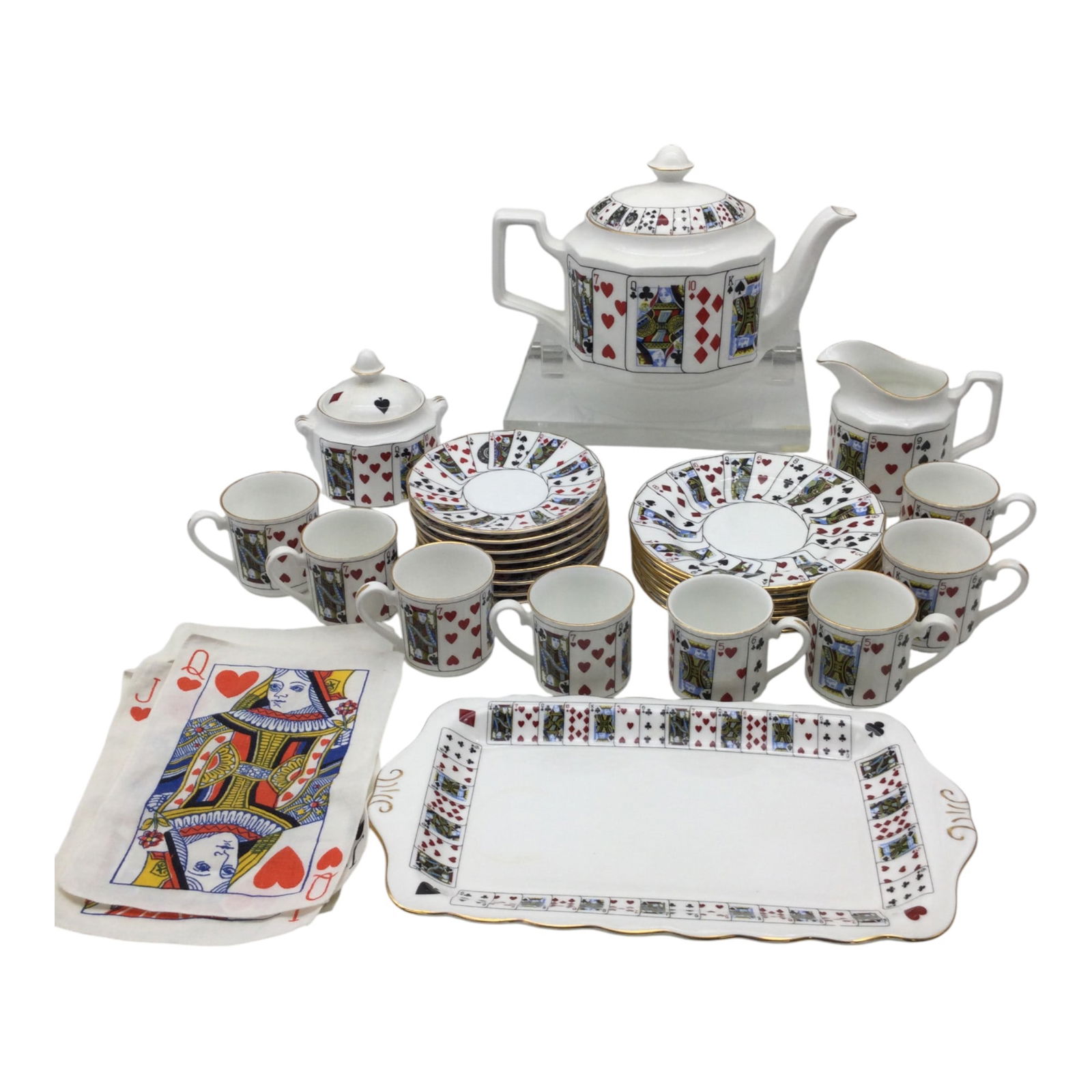 Elizabethan Staffordshire 'Cut for Coffee' Fine Bone China Coffee Set (1 of 19)