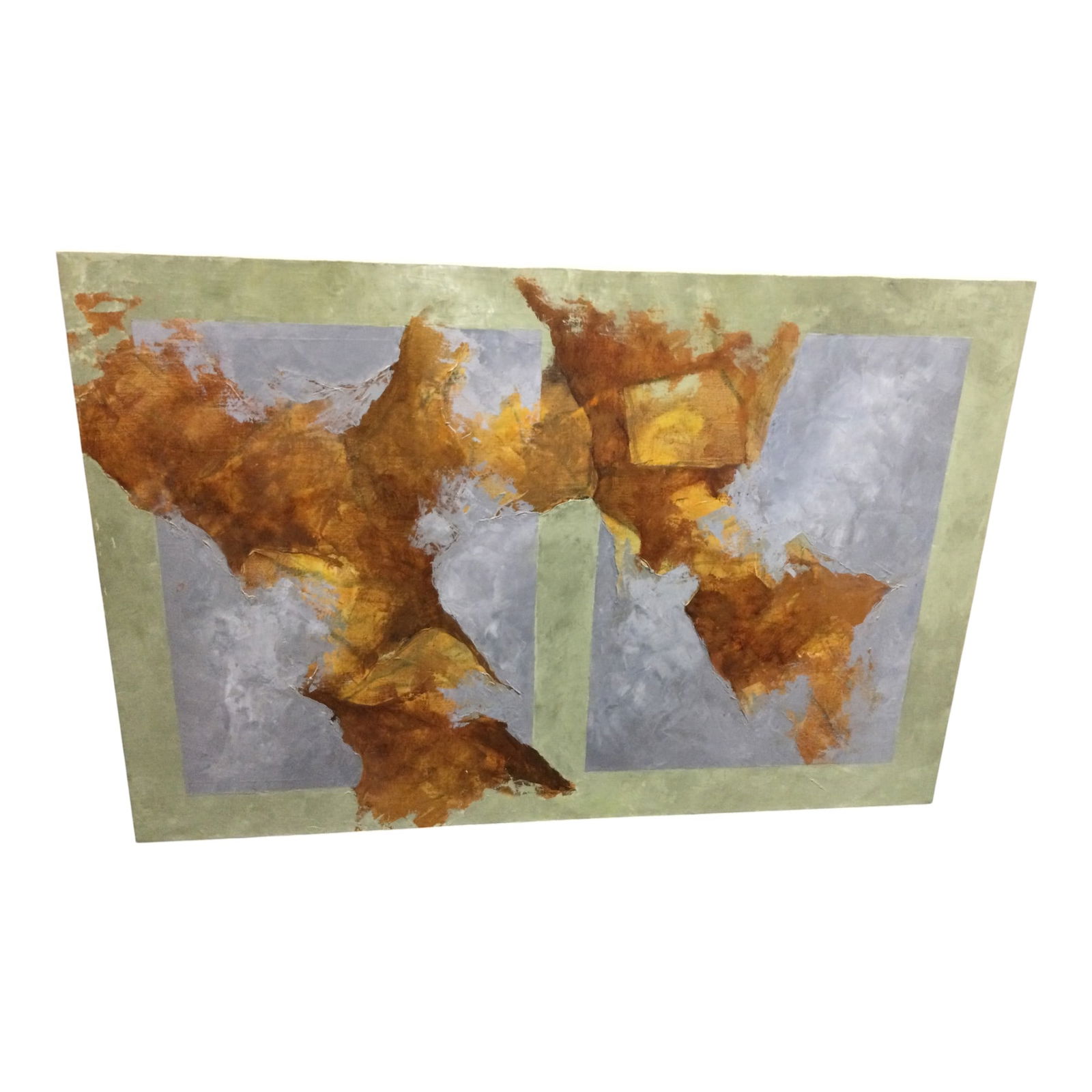 Hector Villarreal (Chile 1967) Signed Titled Dated Abstract Oil on Canvas (1 of 3)