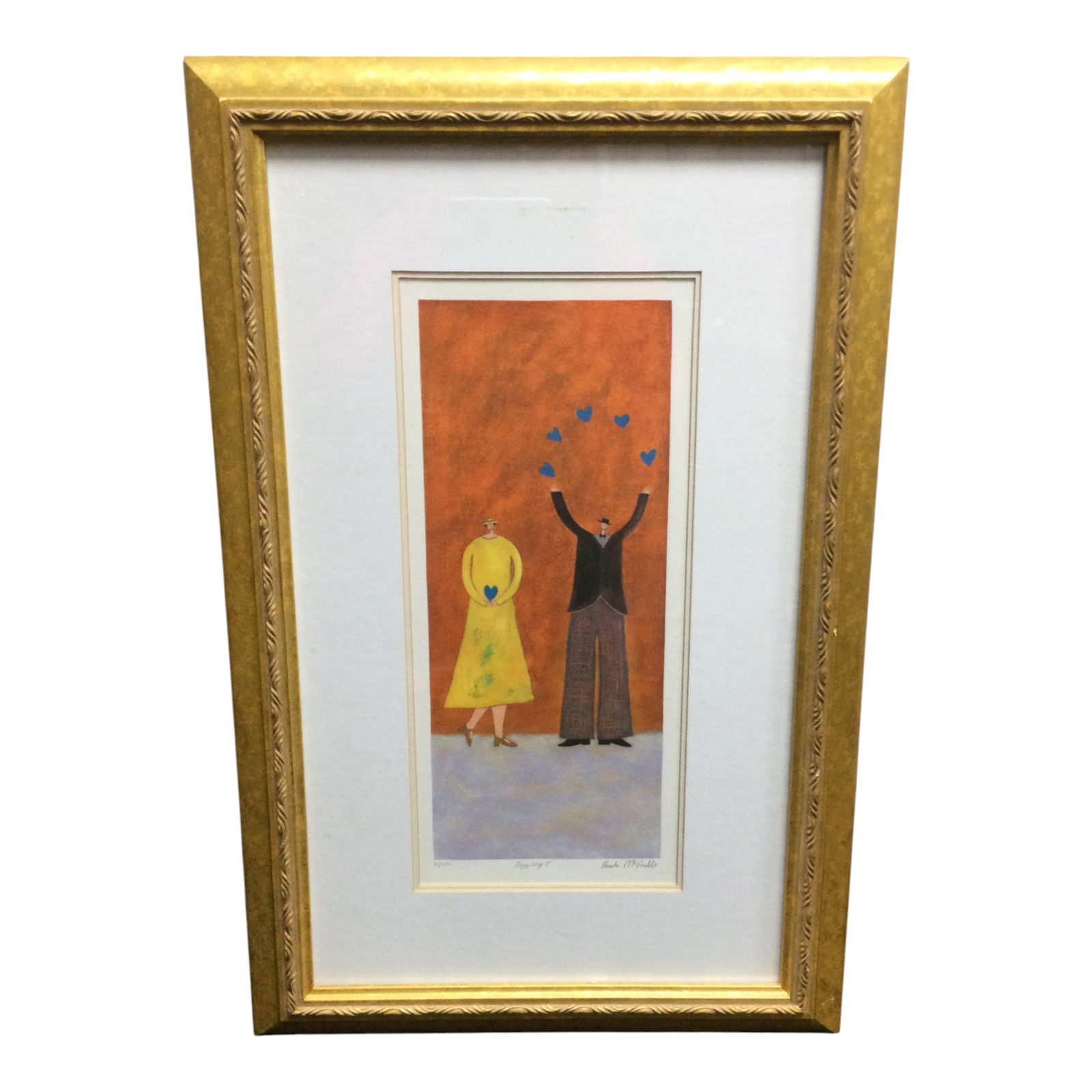 Paula McArdle Signed and Numbered Serigraph 'Juggling 1' (1 of 3)