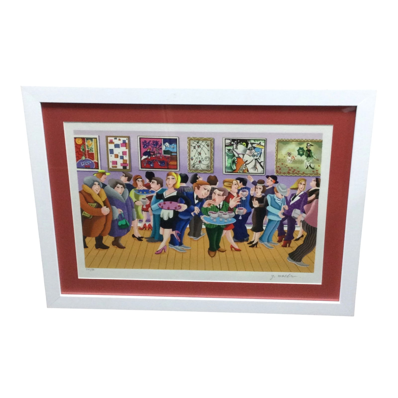 Yuval Mahler Signed and Numbered Serigraph 'Opening Day' (1 of 4)