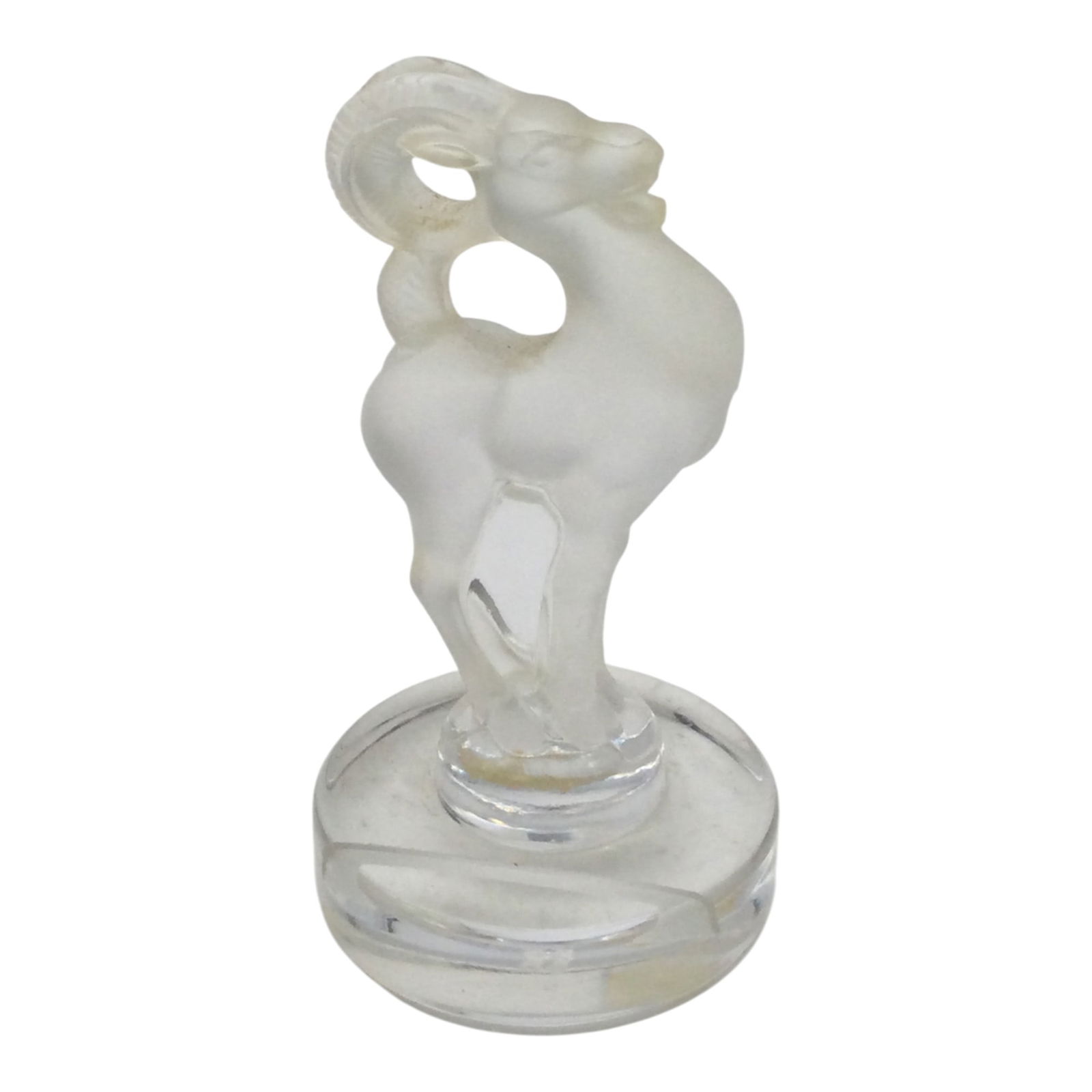 Lalique Crystal Bastia Ram Place Card Holder (1 of 6)