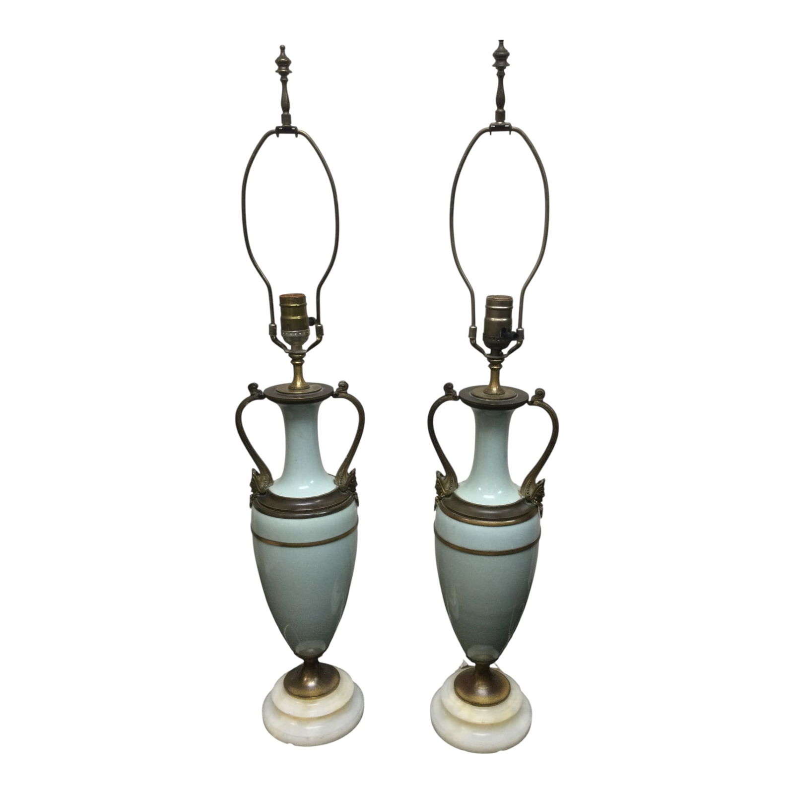 Pair Neoclassical Lamps (1 of 7)