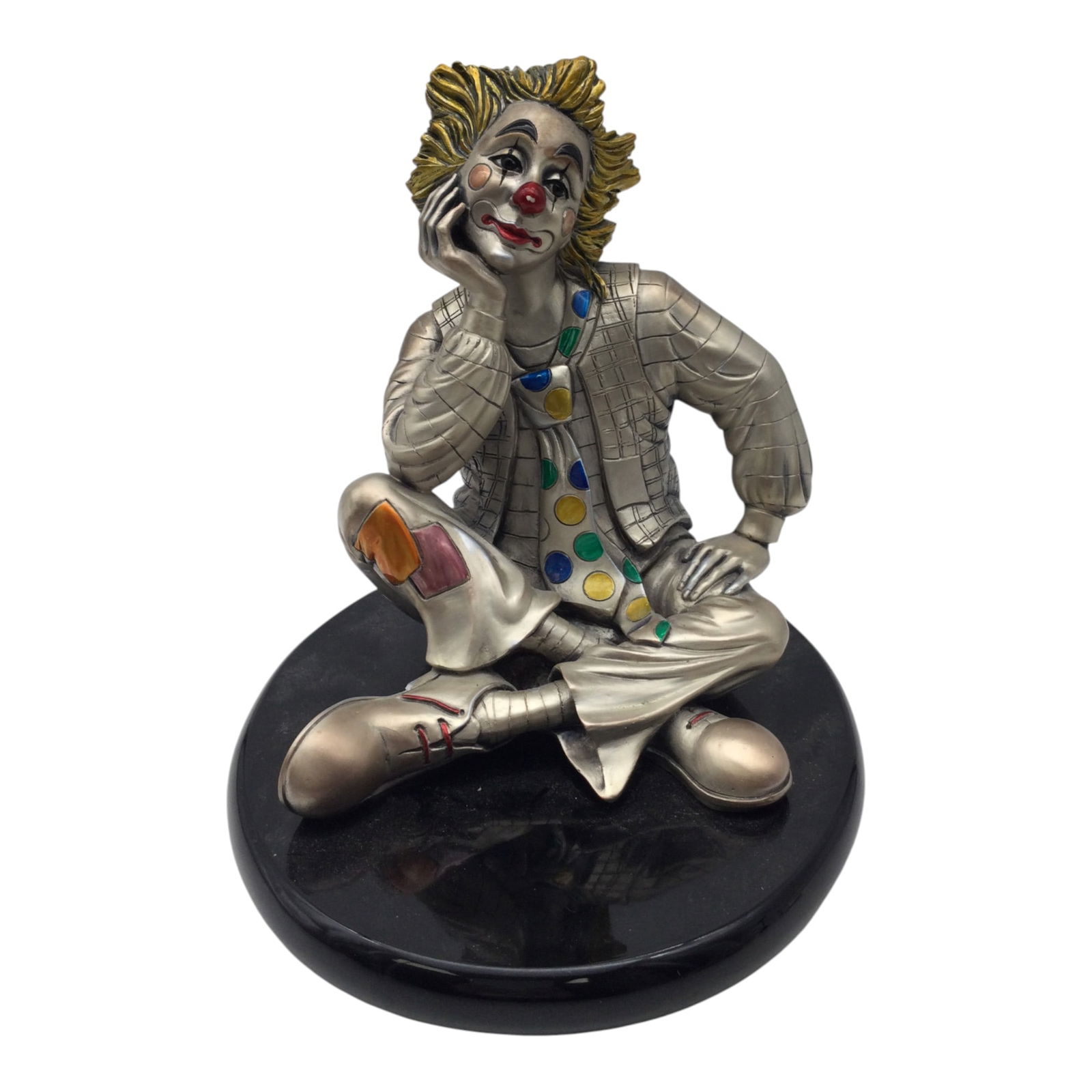 Mida Italy Silver Plated Clown Figurine (1 of 7)
