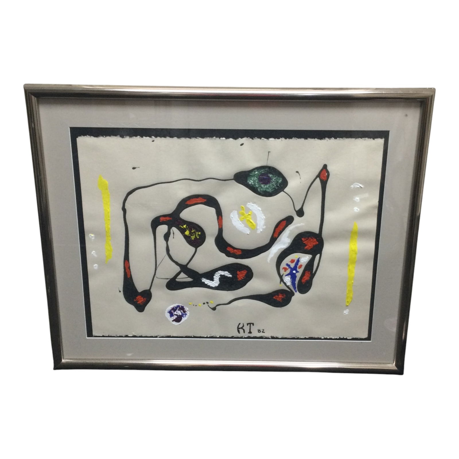 KT Signed Abstract Art (1 of 3)
