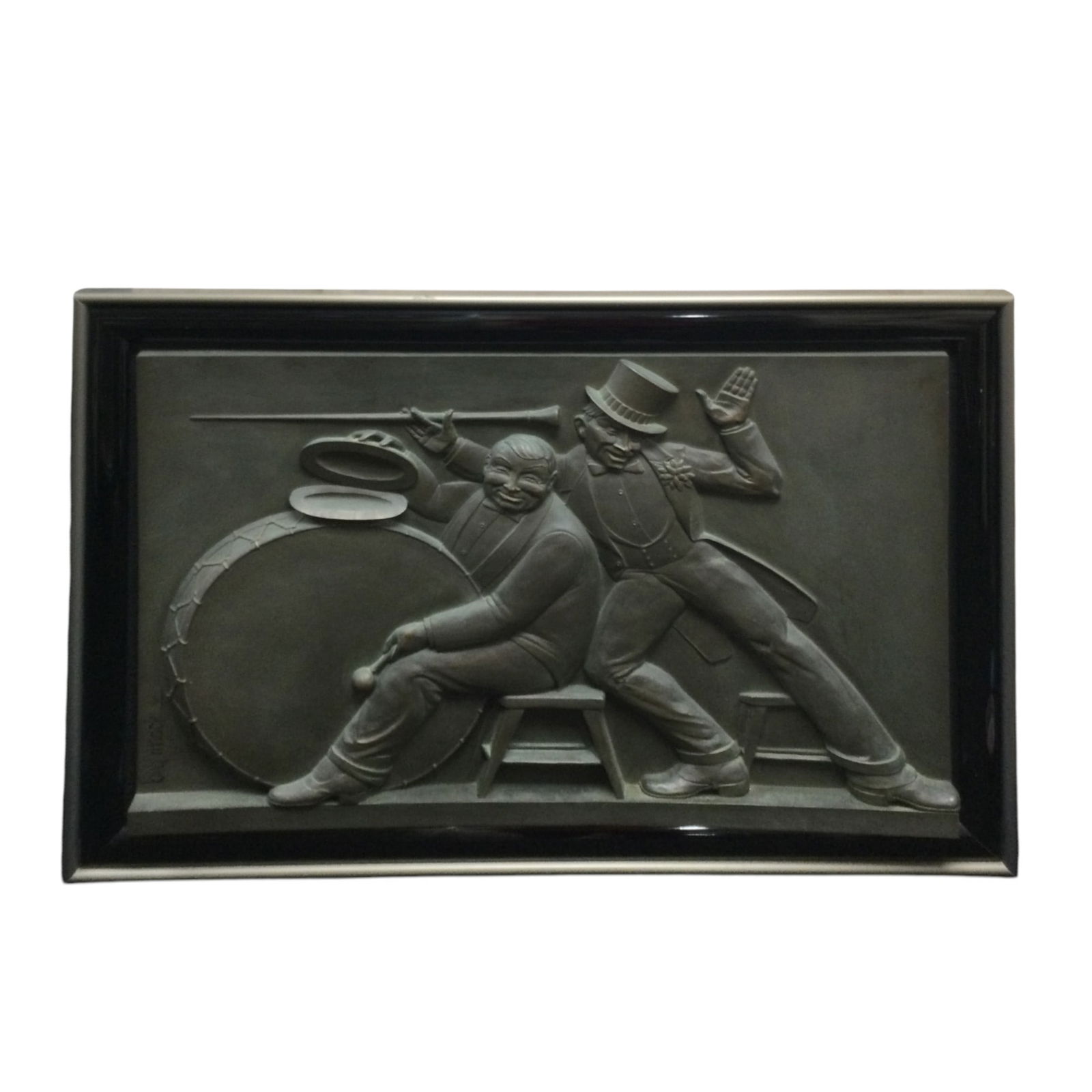 Bill Mack Signed and Numbered 'Vaudeville': Bill Mack Signed and Numbered 47/195 'Vaudeville' relief sculpture. Approx. 28 inches tall x 48.5 wide.