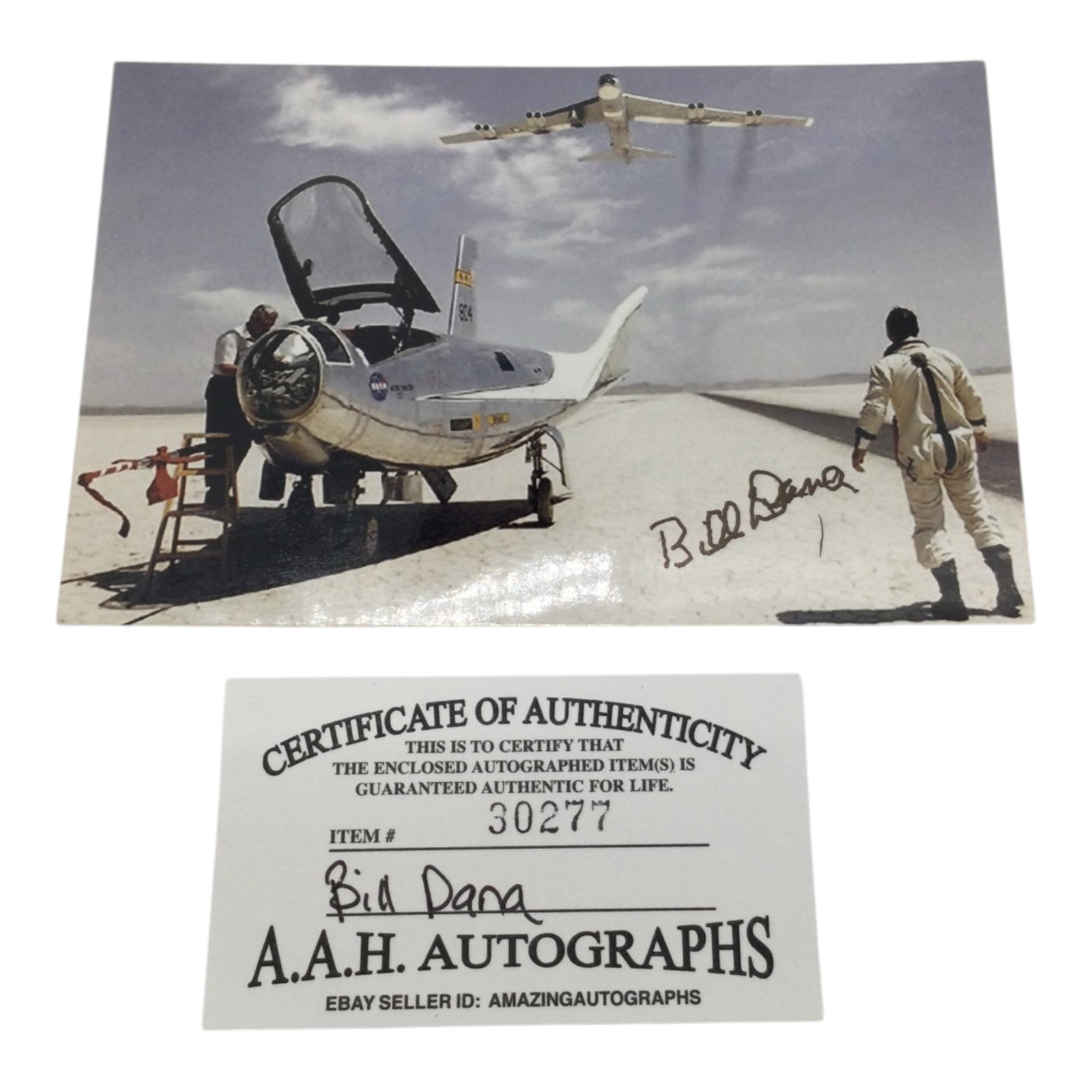 William (Bill) Harvey Dana (1930– 2014) Autographed Photo with COA (1 of 4)
