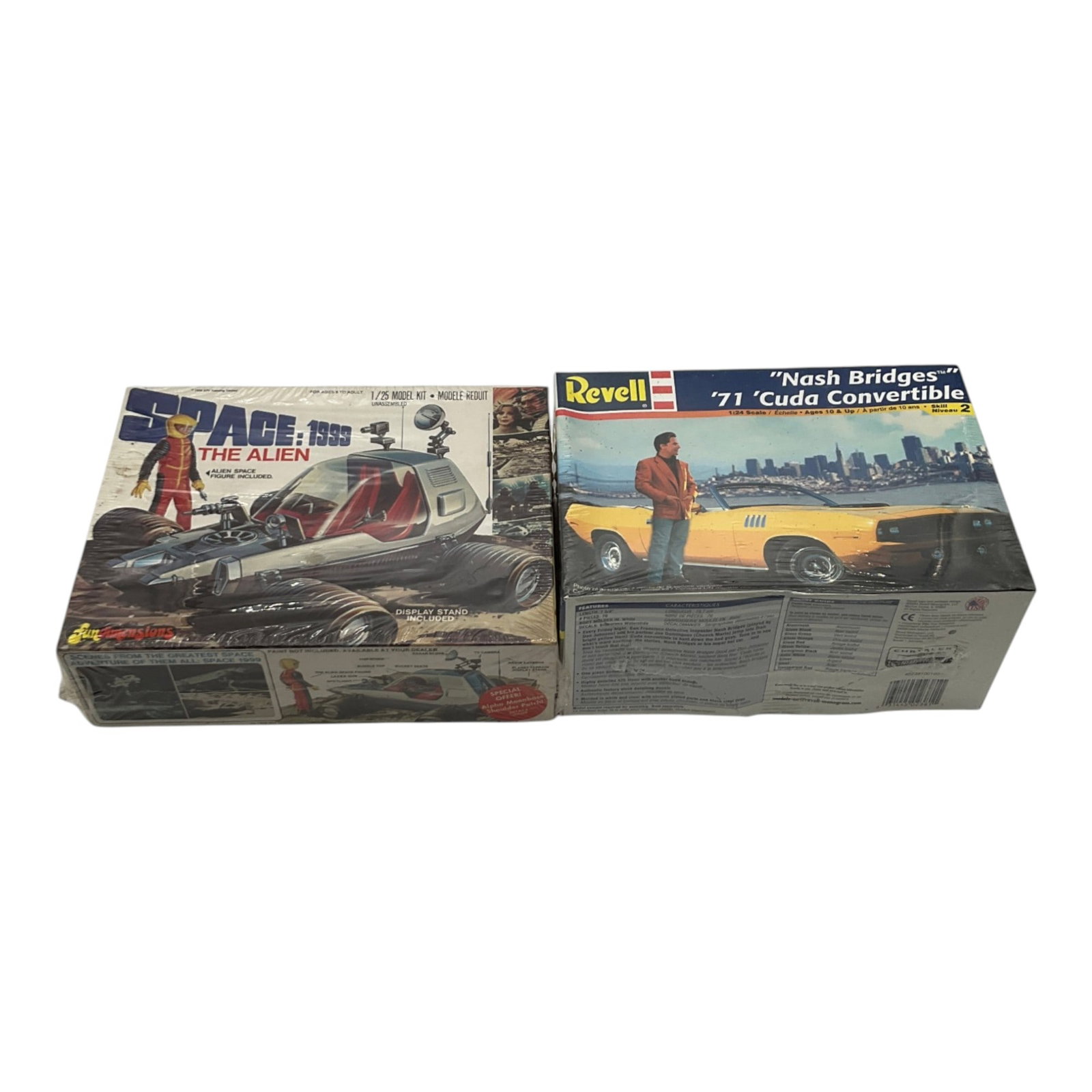 Pair Model Car Kits: Nash Bridges and Space "1999" (1 of 11)