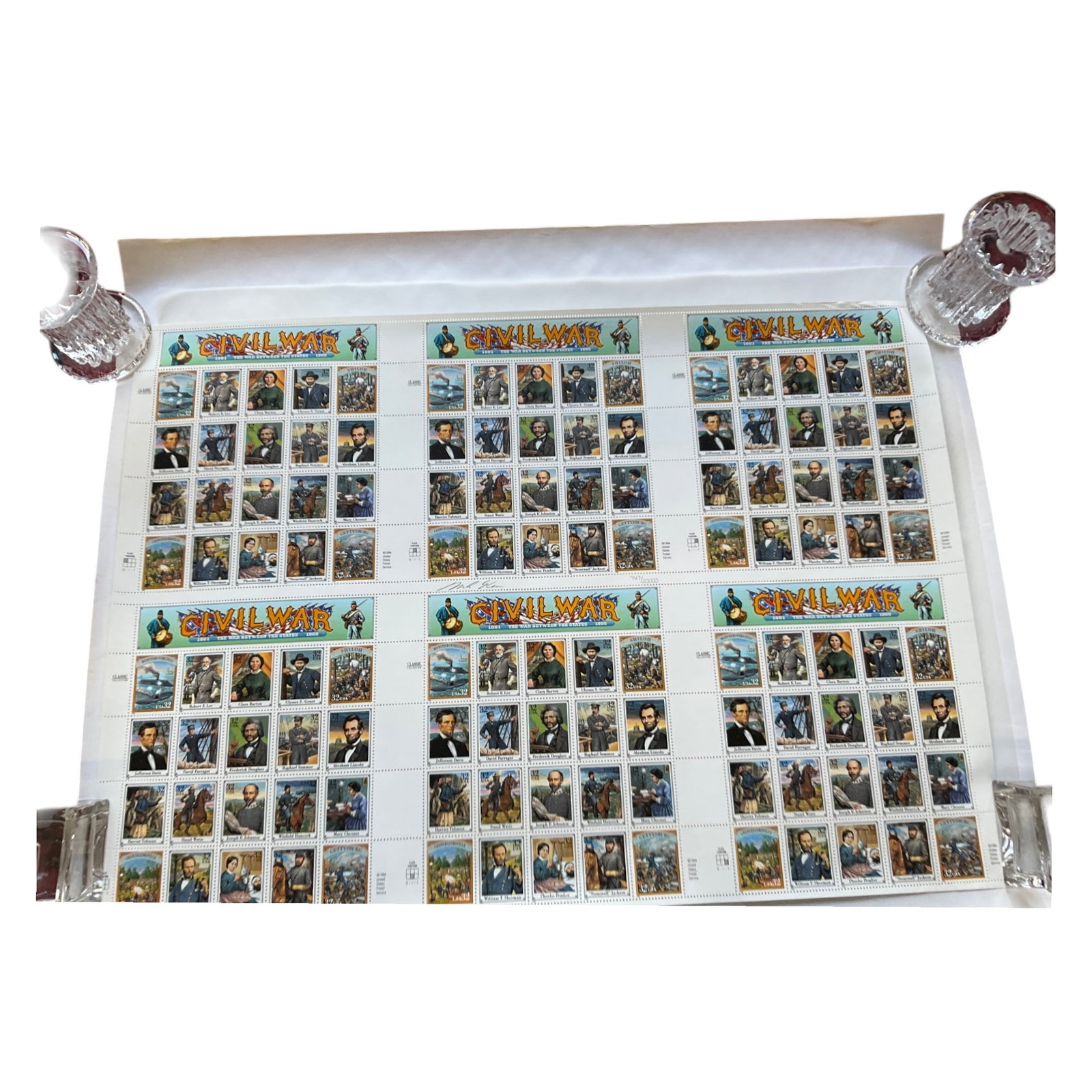 USA 1994 Stamps LE Signed Civil War w/ COA (1 of 5)