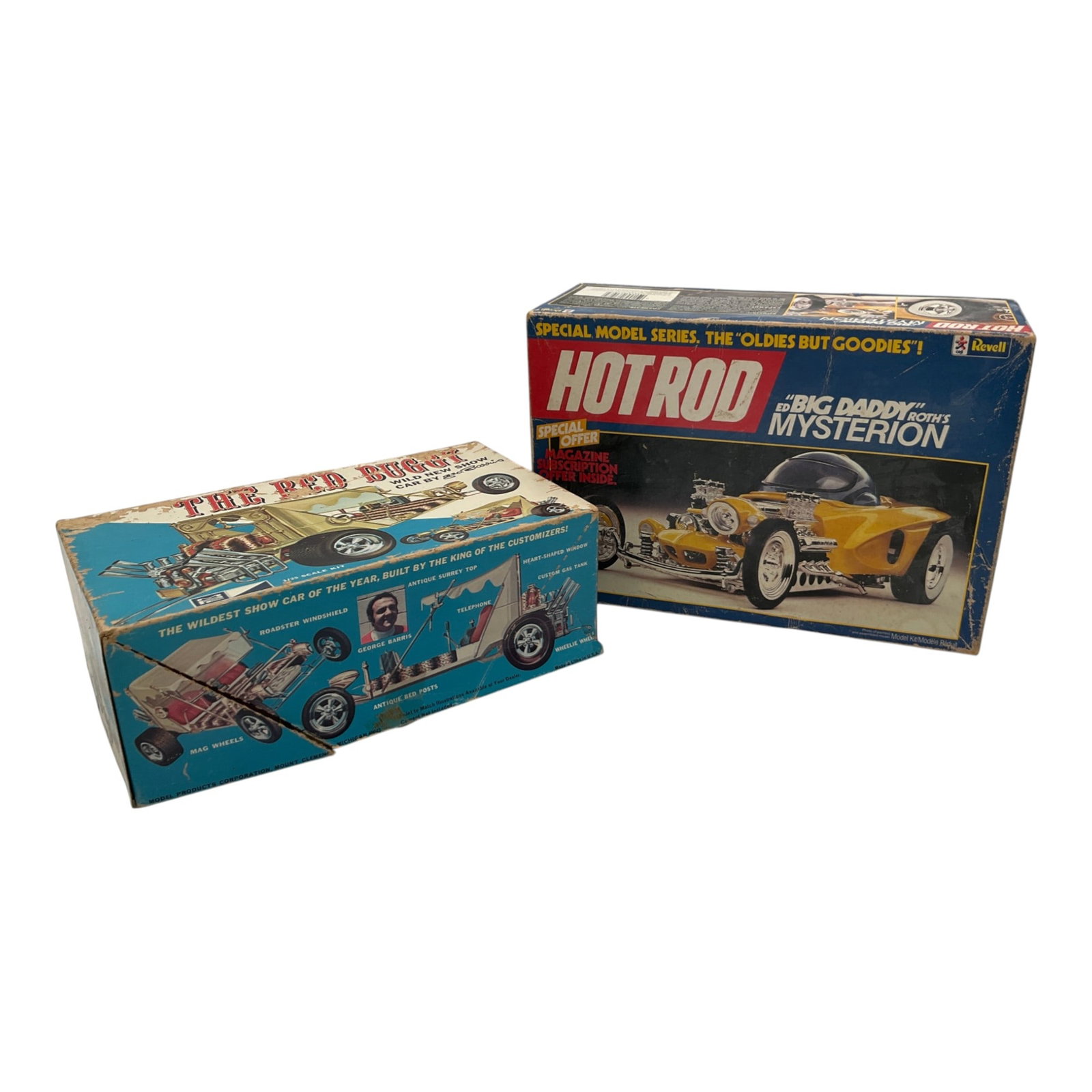 Pair of Model Kits: The Bed Buggy and Mysterion Cars (1 of 11)