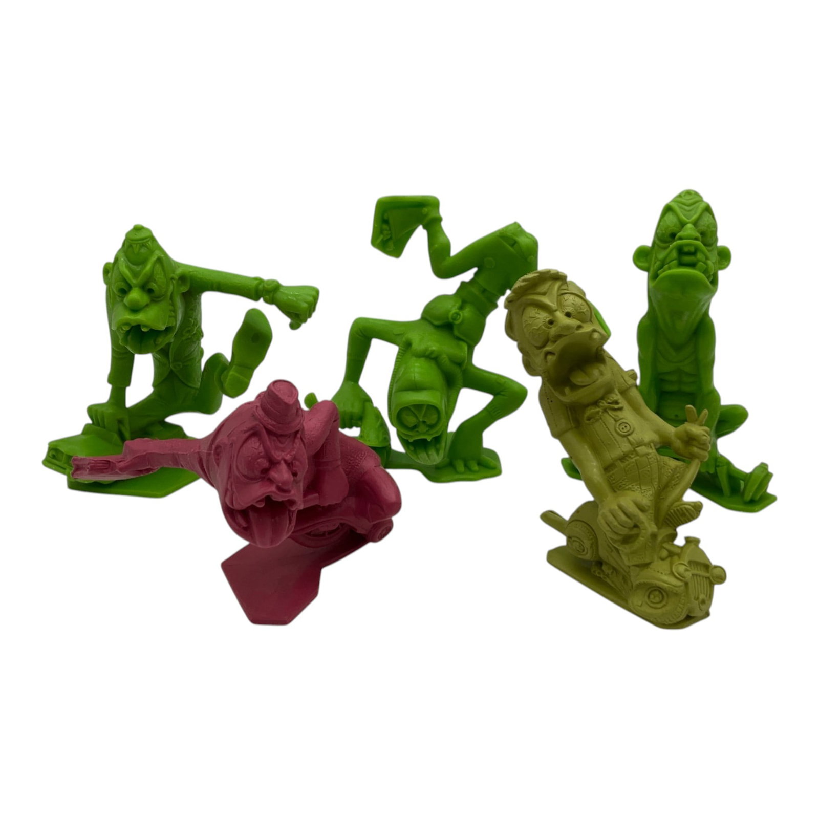 Lot of 5 1963 Marx Nutty Mads Figurines by Ed Roth aka Big Daddy (1 of 11)