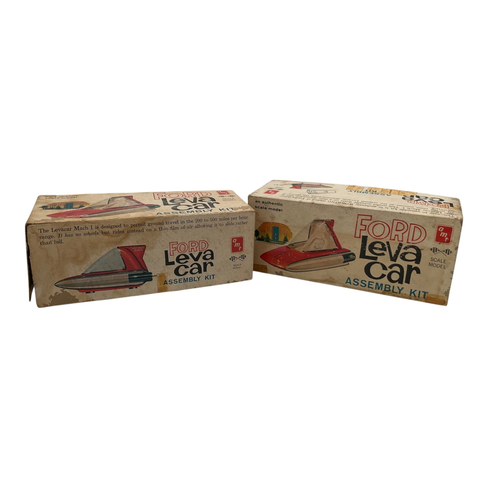 Pair AMT Ford Leva Car Model Kits (1 of 13)