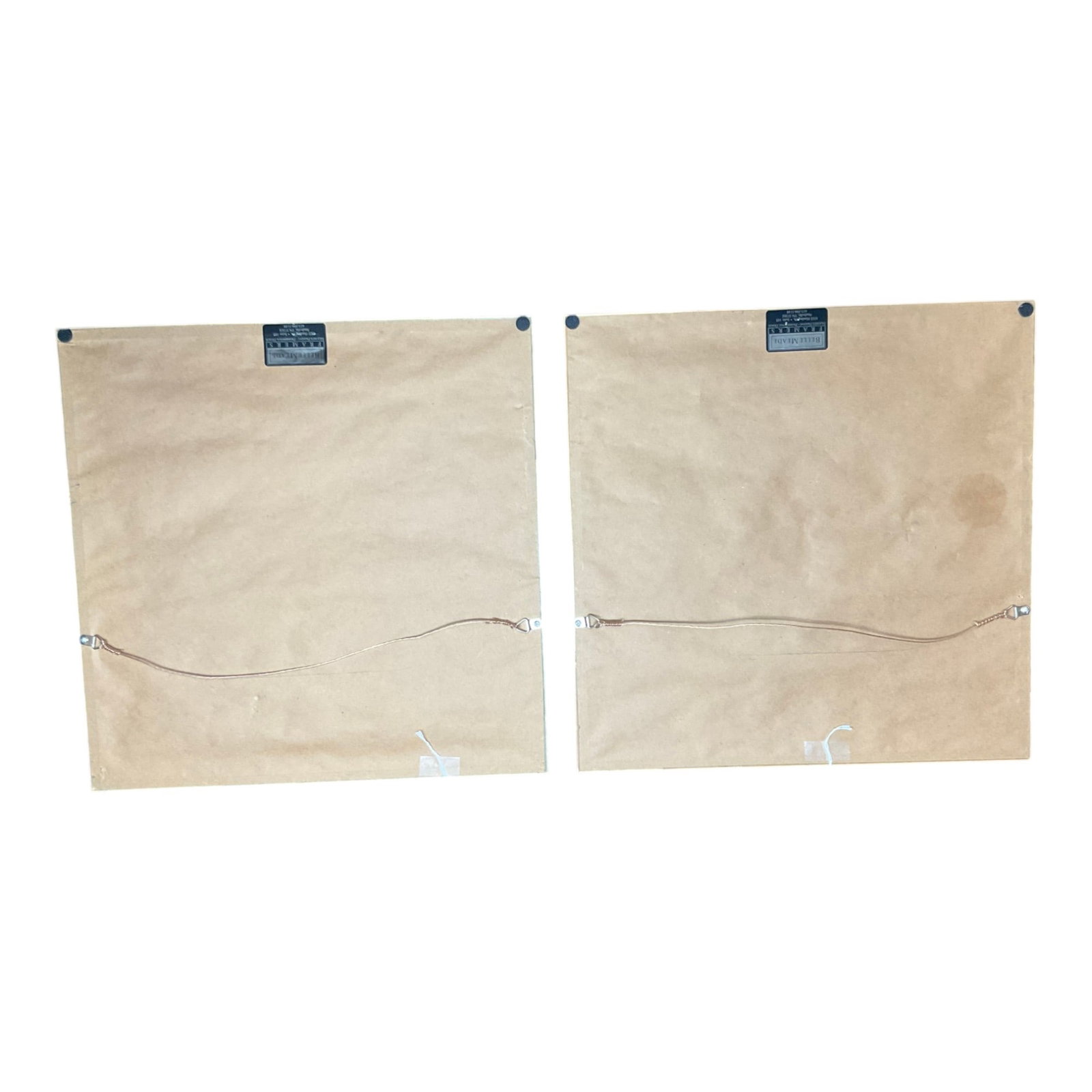 Pair Signed Abstract Art - 2