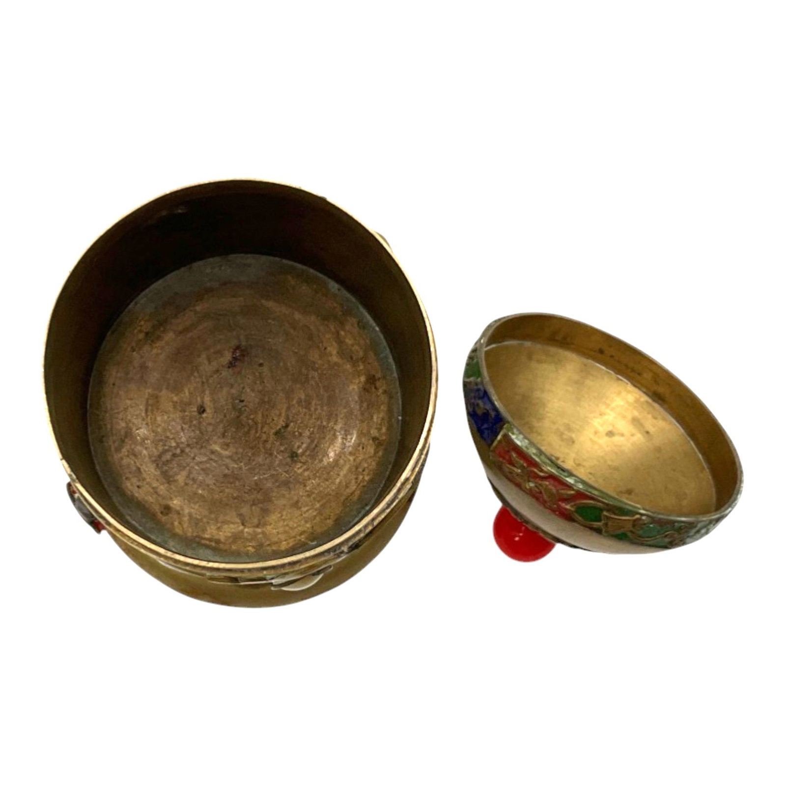 Brass Tea Leaf Caddy - 5