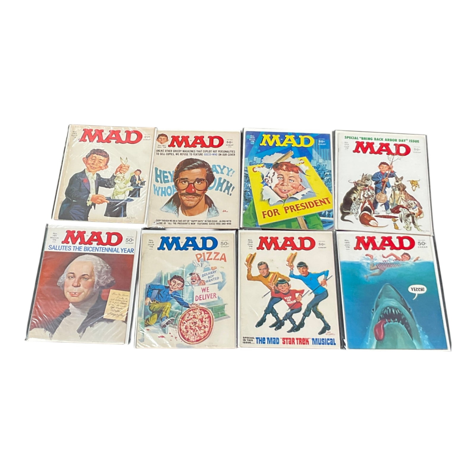 Lot 8 MAD Magazine No. 180-187 (1 of 1)