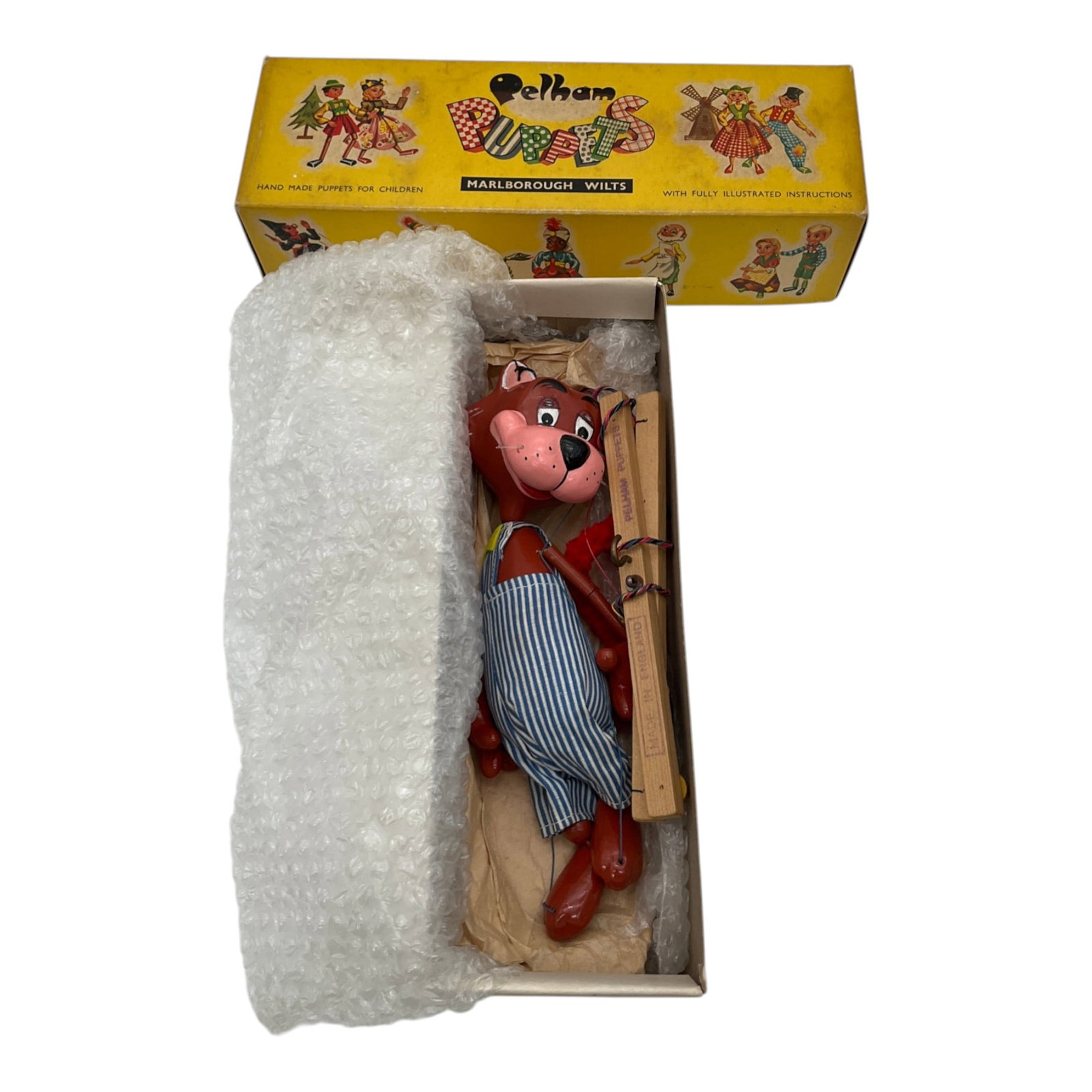 Handmade Pelham Puppets Wooden Marionette Mr. Jinks (1 of 4)