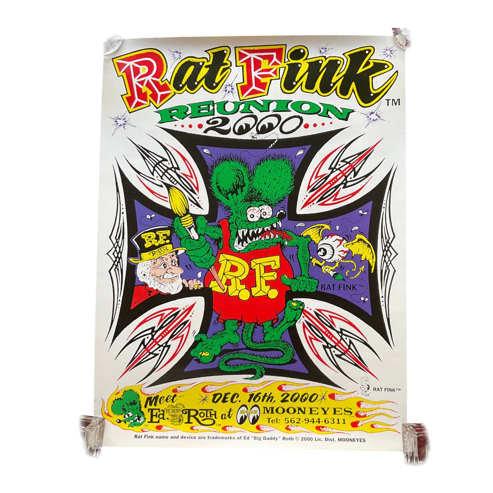 Original Rat Fink 2000 Reunion Poster (1 of 3)