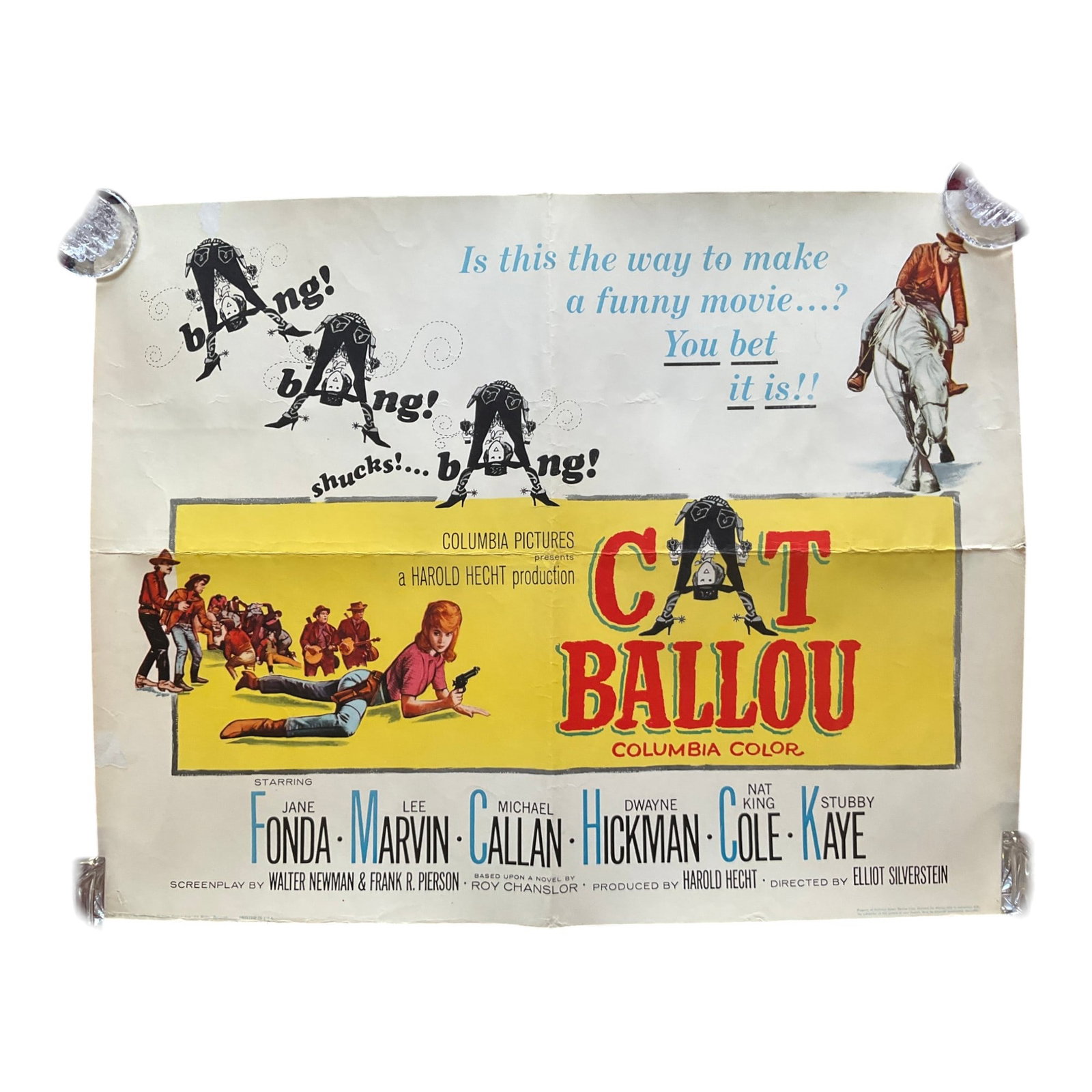 1965 Original Cat Ballou Poster (1 of 9)