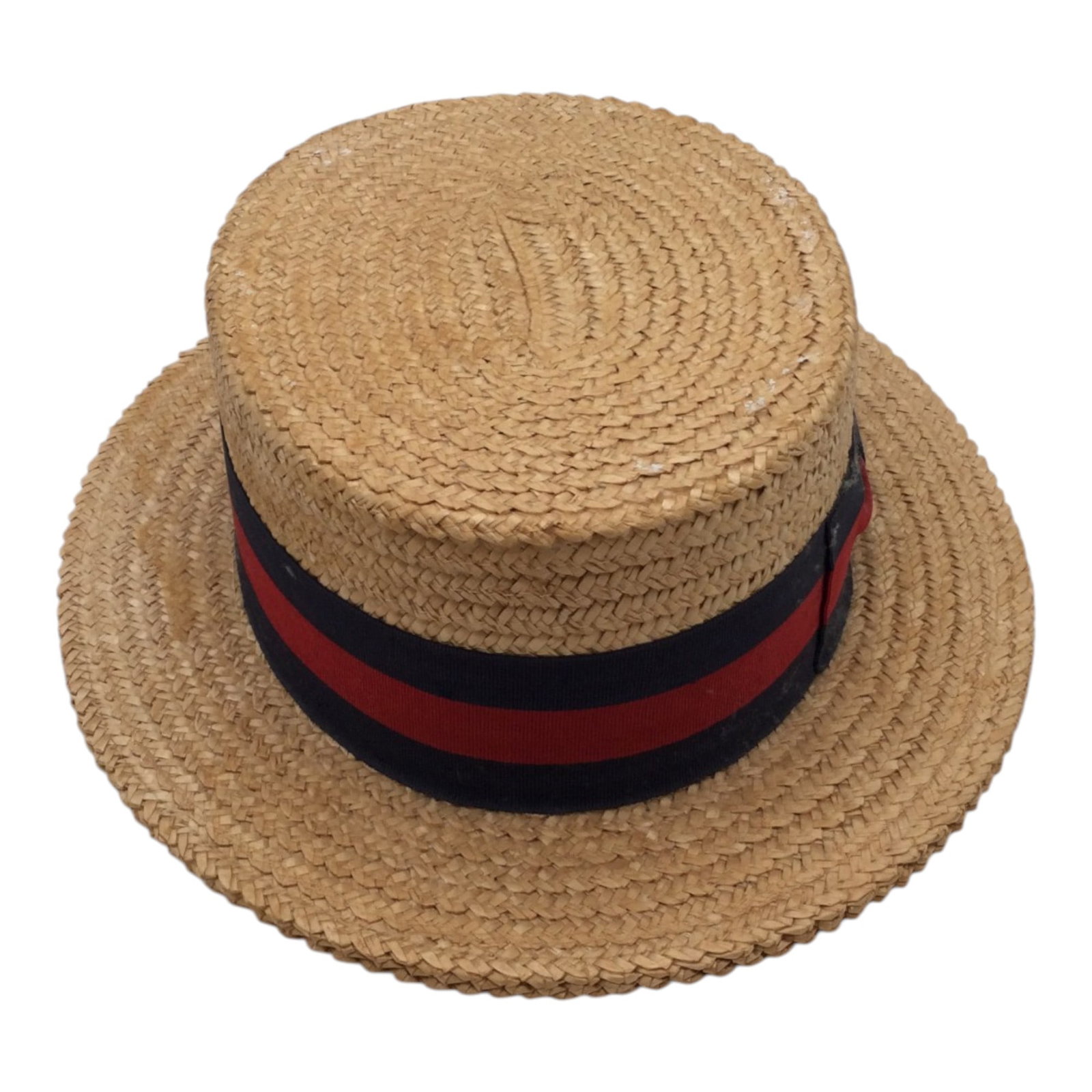Made In Italy Straw Boater Hat (1 of 7)