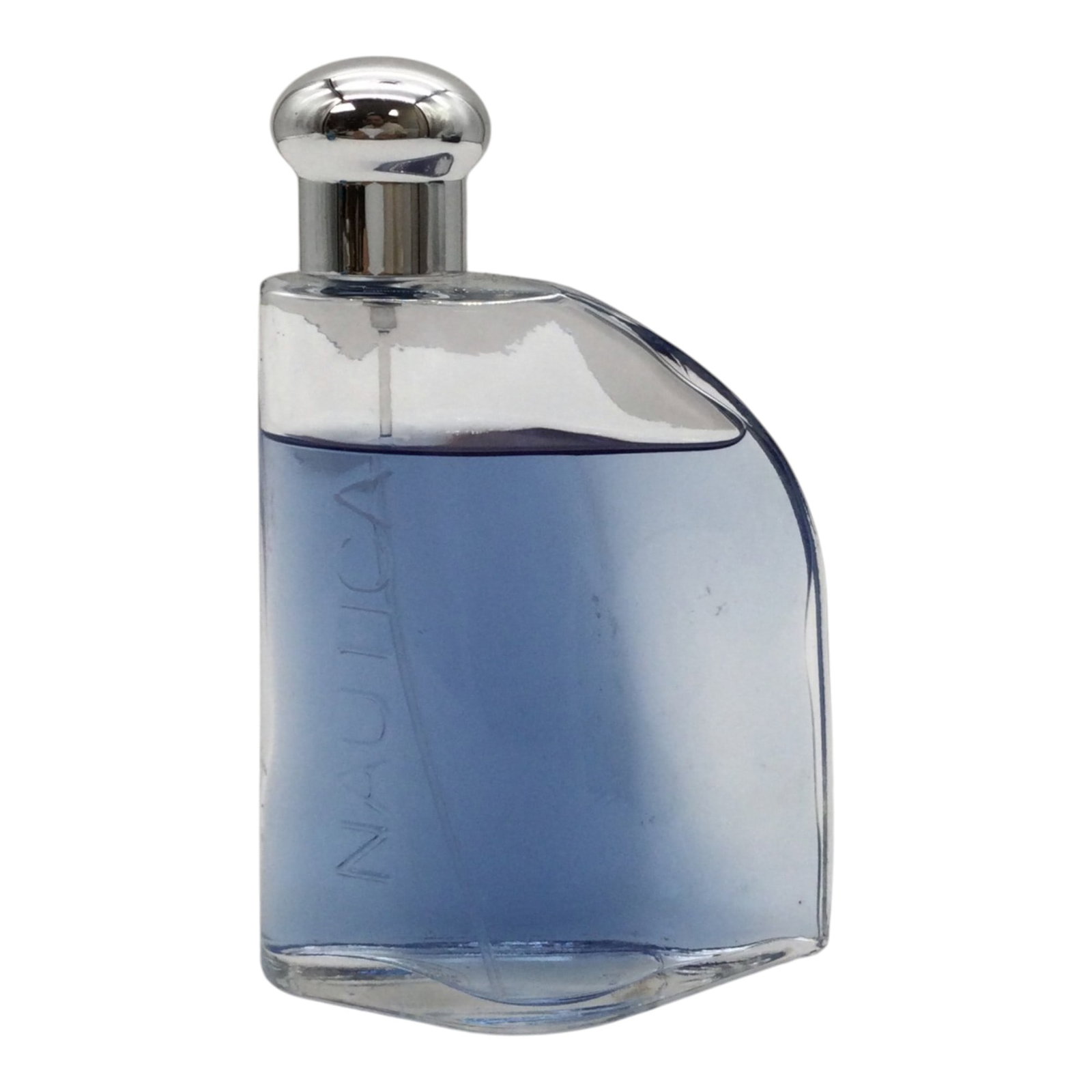 Nautica Voyage Blue Eau de Toilette Spray: Nautica Voyage Blue Eau de Toilette Spray 3.4 Fl. oz. bottle. Approx. 5 inches tall x 3.5 wide x 1.75 deep, 10.2 oz. Approx 80% full.