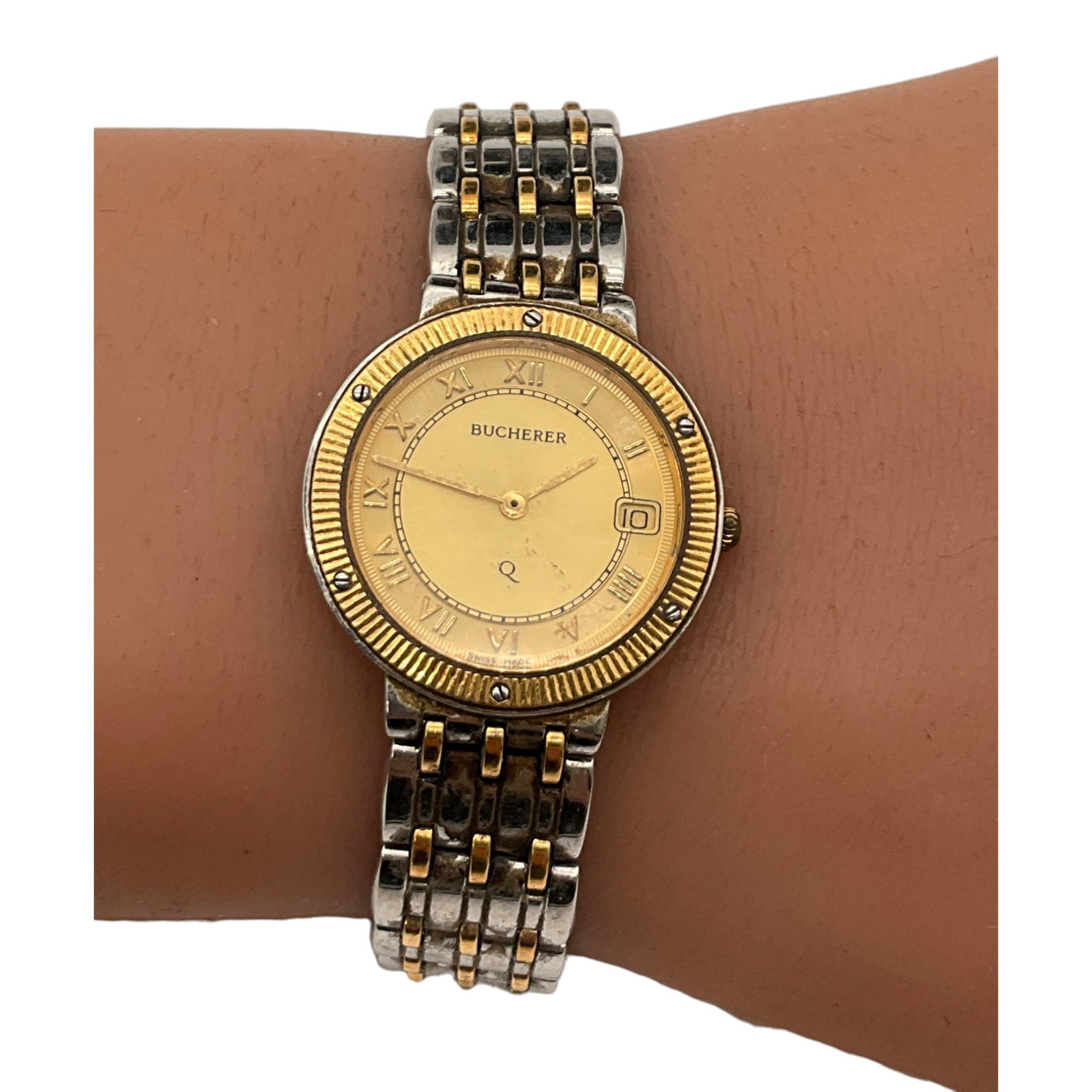 Bucherer Jubile Ladies 18k Gold and SS Watch (1 of 4)